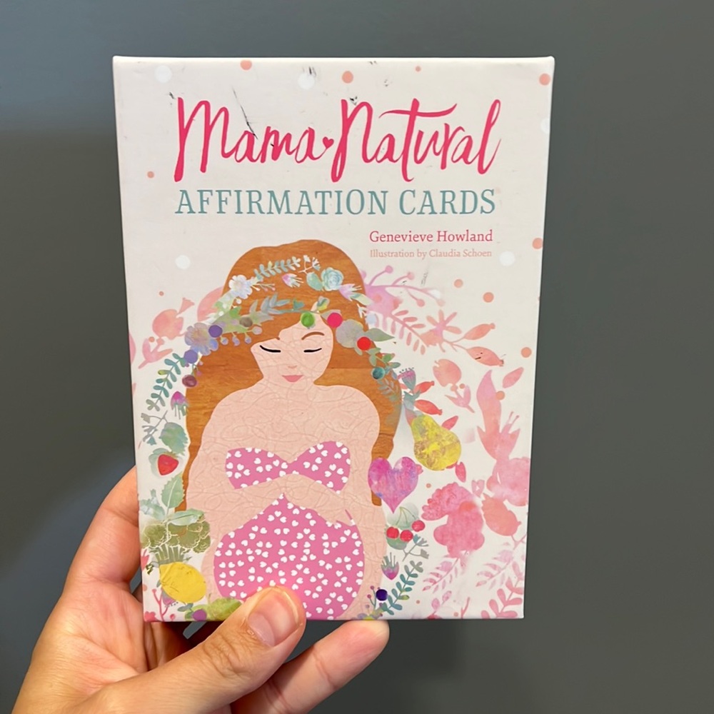 Pregnancy affirmation cards